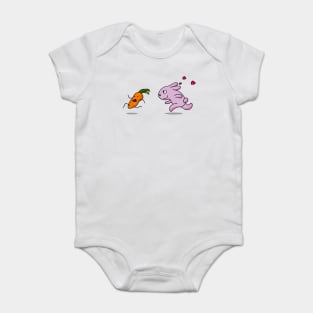 Rabbit and carrot Baby Bodysuit